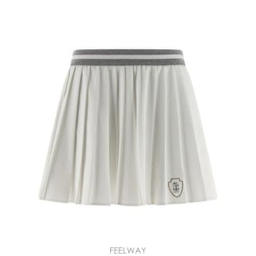 브루넬로 쿠치넬리 플리츠 미니 스커트