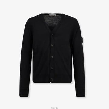 스톤 아일랜드 버진 울 가디건 블랙