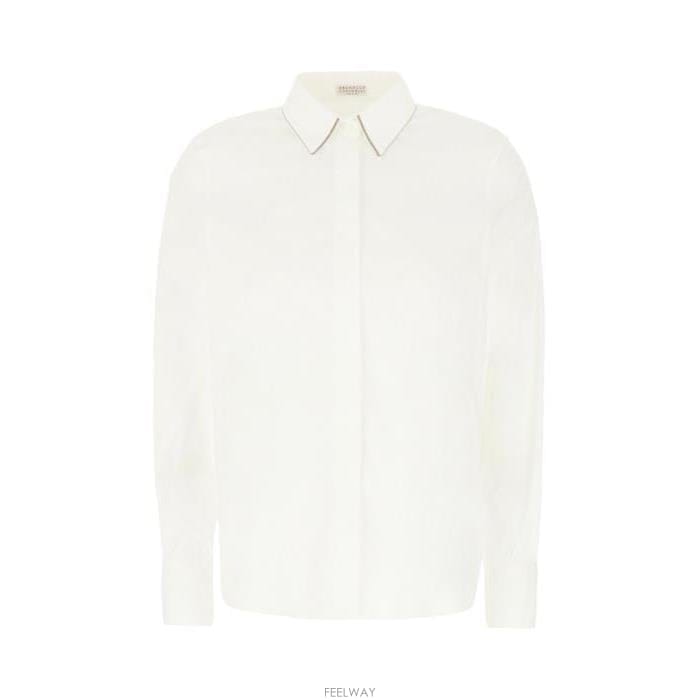 26 FW 브루넬로 쿠치넬리 모닐리 체인 디테일 롱슬리브 셔츠 C159 M0091MA606