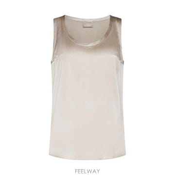 26 FW 브루넬로 쿠치넬리 스쿱넥 슬리브리스 탑 C9593 M0C59E0600