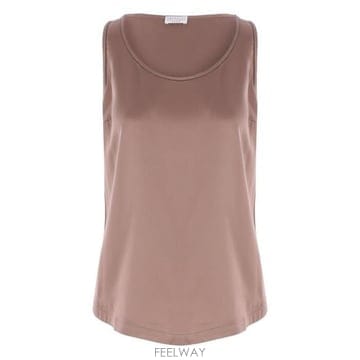 26 FW 브루넬로 쿠치넬리 스쿱넥 탑 C2925 M0C59DE330