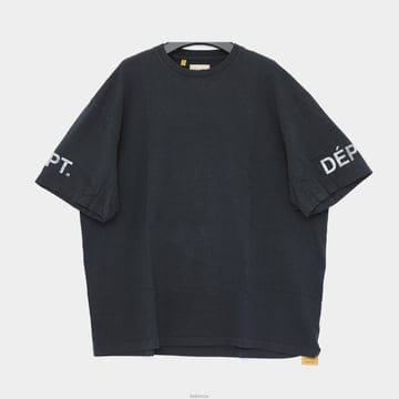 갤러리디파트먼트 DEPT로고 스왓 반팔 남성 티셔츠 TOP044 WBLK