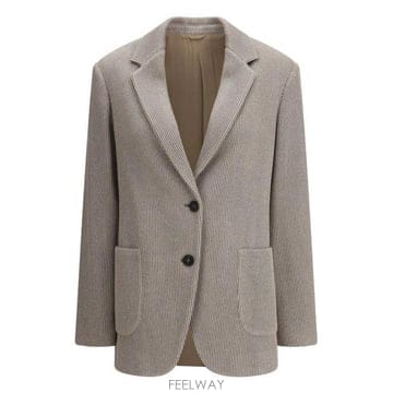 26 FW 브루넬로 쿠치넬리 싱글 브레스티드 롱슬리브 블레이저 CXB87 M0AZT7511P