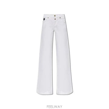 26 FW 베르사체 진 쿠튀르 로고 레터링 플레어 진 003 78HAB561CEWR1
