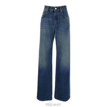 26 FW 브루넬로 쿠치넬리 로고 패치 보이프렌드 진 C9039 MA095P5565