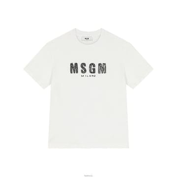 키즈 저지 티셔츠 화이트 S6MSJUTH004 001