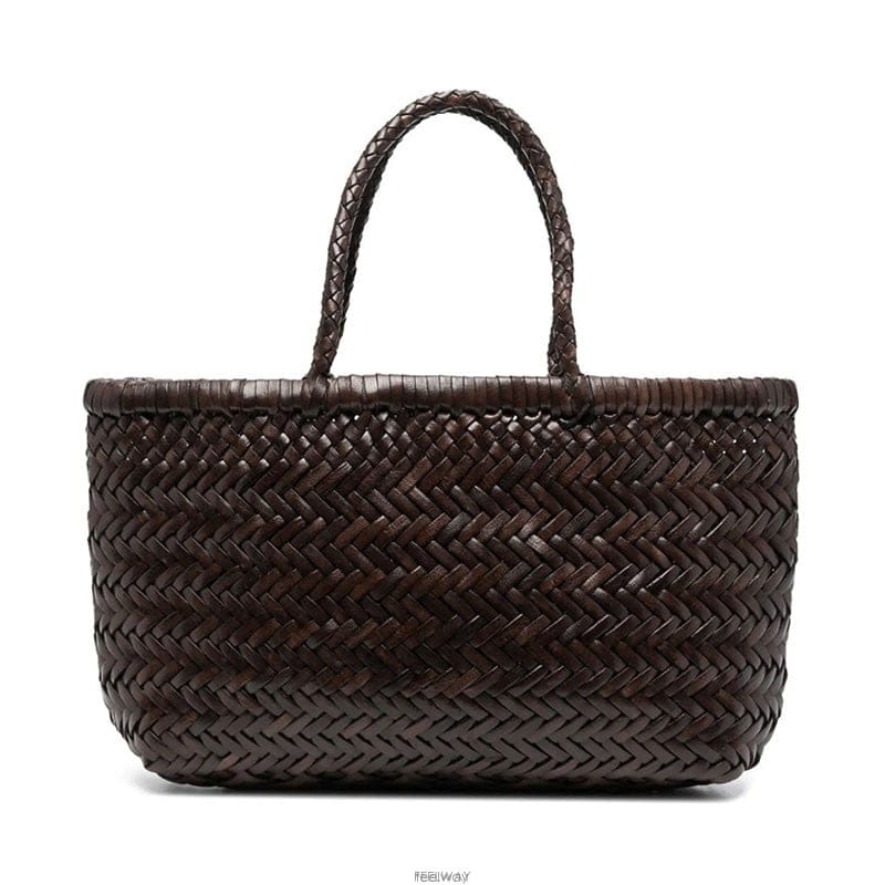 26SS 드래곤디퓨전 미니 플랫 고라 다크브라운 여성 토트백 8809 DARK BROWN