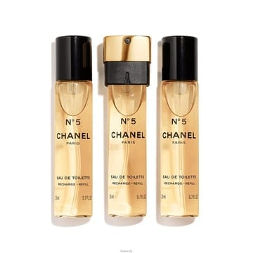 샤넬 향수 NO 5 오 드 뚜왈렛 트위스트 앤 스프레이 3x20ml 리필
