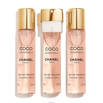 샤넬 향수 코코 마드모아젤 오 드 투왈렛 트위스트 앤 스프레이 3x20ml 리필