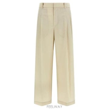 26 FW 브루넬로 쿠치넬리 와이드 레그 플리츠 팬츠 C9593 M0F79P9189