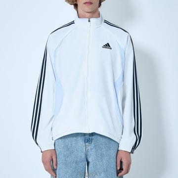26 FW 아디다스 로고 모티프 스트라이프 트림 트랙 자켓 화이트 KD5857