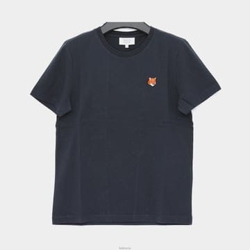 메종키츠네 폭스헤드 패치로고 반팔 여성 티셔츠 PW00113KJ7026 0413