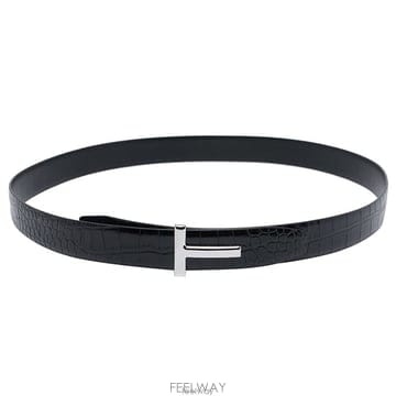 26 FW 톰포드 30mm T로고 아이코닉 버클 벨트 1N001 TB224LCL439S