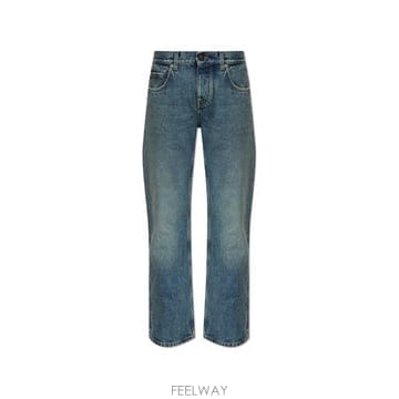 26 FW 발렌시아가 더티 빈티지 스트레이트 레그 진 4129 872170TUW58