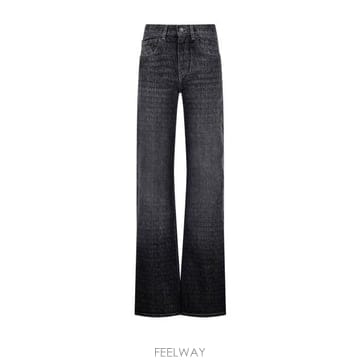26 FW 발렌시아가 로고 디테일 플레어 진 1037 852328TTWA5