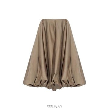 26 FW 발렌시아가 플리츠 미디 스커트 9509 872332TSP13
