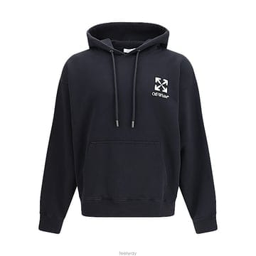 오프화이트 스몰 애로우 로고 후드티