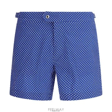 톰포드 폴카 도트 조절 버클 쇼츠