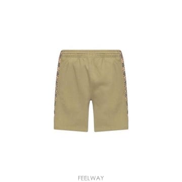 버버리 체크 트리밍 버뮤다 쇼츠