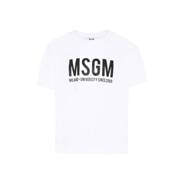 키즈 저지 티셔츠 화이트 S6MSJUTH051 001