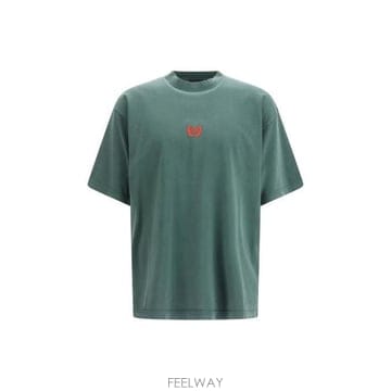 26 FW 발렌시아가 로렐 클래식 미디엄 Fi 티셔츠 3044 764235TSVC9