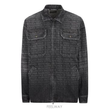 26 FW 발렌시아가 로고 프린트 지퍼 자켓 1269 856919TTWA5