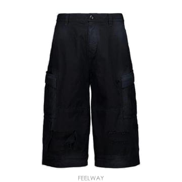 발렌시아가 크롭 카고 포켓 팬츠