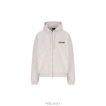 26 FW 발렌시아가 마스킹 테이프 오버사이즈 지퍼 후드티 9012 850338TTVL7