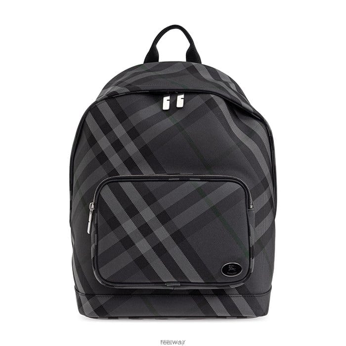 26 FW 버버리 그리드 체크 백팩 차콜 8116868A2560