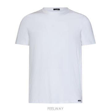26 FW 톰포드 코튼 블렌드 스트레치 라운드넥 티셔츠 화이트 T4M081040