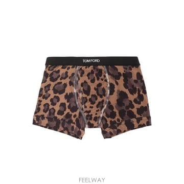 26 FW 톰포드 코튼 스트레치 레오파드 복서 브리프 258 T4LC31110