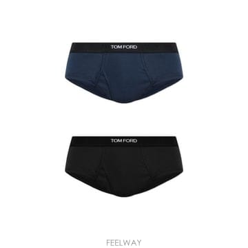 26 FW 톰포드 2팩 로고 웨이스트밴드 레귤러핏 브리프 026 T4XC110400
