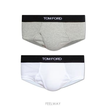 26 FW 톰포드 2팩 로고 웨이스트밴드 스트레치 브리프 118 T4XC11040