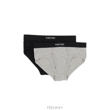 26 FW 톰포드 2팩 로고 스트레치 코튼 브리프 008 T4XC1104