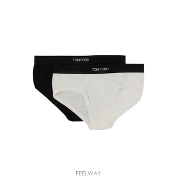 26 FW 톰포드 2팩 클래식 로고 웨이스트밴드 스트레치 브리프 999 T4XC11040
