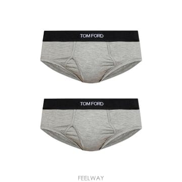 톰포드 로고 허리밴드 브리프 2개 팩