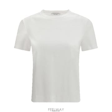 막스마라 여성 도나타 코튼 자수 로고 티셔츠