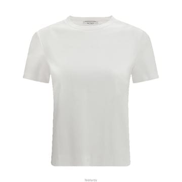 막스마라 여성 도나타 코튼 자수 로고 티셔츠