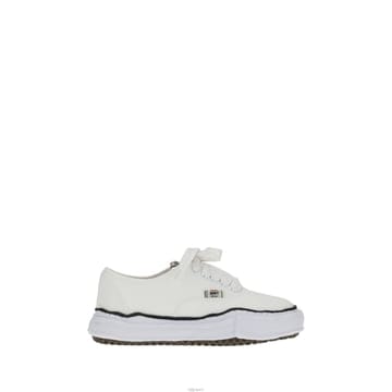 [B1] 메종 미하라 야스히로 A02FW704 로우탑 스니커즈 슈즈 남성 A02FW704WHITE
