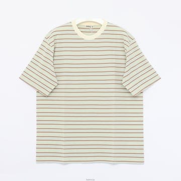 오라리 그라디언트 스트라이프 반팔 남성 티셔츠 A26ST02GJ FADE MINT STRIPE