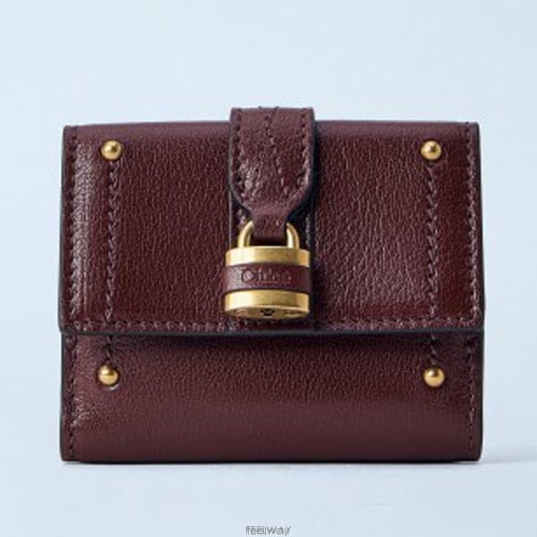 26 FW 끌로에 Paddington 패딩턴 쓰리폴드 미니 월렛 CH26SP914O37 27M