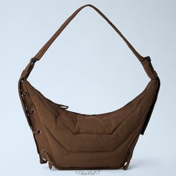 26 FW S Soft Game 스몰 소프트게임 퀼트 캔버스 크로스백 브라운 BG293 LF1330 BR480