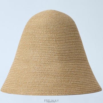 26 FW 토템 라운드 크라운 와이드 브림 스트로우 햇 베이지 253 WSH0044 FB0252 332
