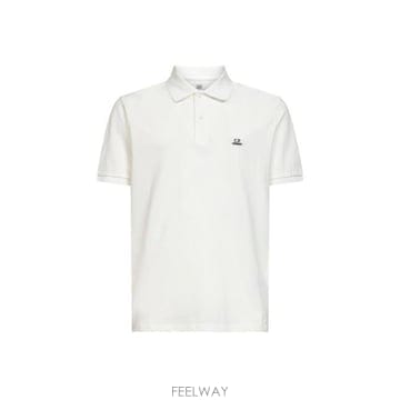 26 FW CP컴퍼니 로고 디테일 숏슬리브 폴로 셔츠 103 RCCMPL721A005263W