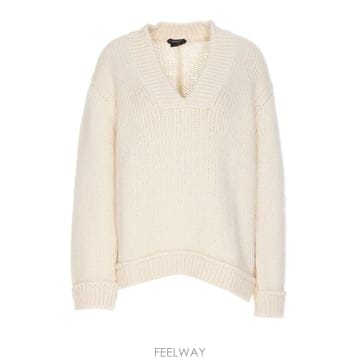 26 FW 톰포드 브이넥라인 청키 니트 스웨터 AW003 MAK1258YAX588