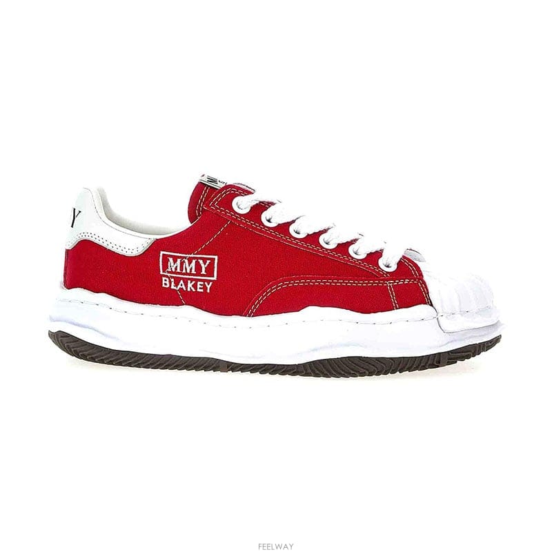26SS 미하라야스히로 블레이키 캔버스 레드 공용 스니커즈 A08FW735 RED