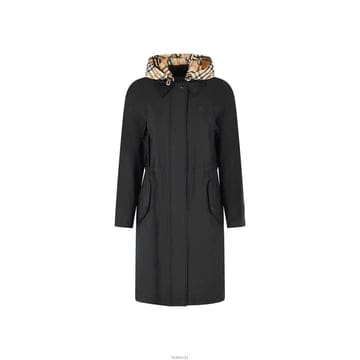 26SS 뉴버리 NEWBURY 후드 롱 자켓 블랙 8120897