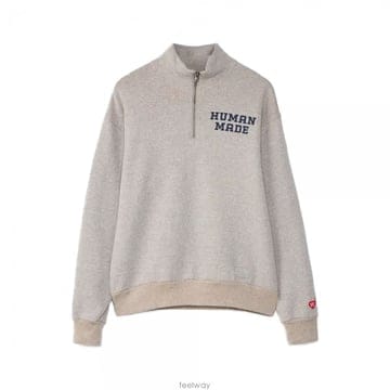 26SS 프린트 하프 집업 맨투맨 그레이 HM30CS010 GREY