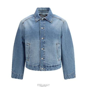 쟈크뮈스 버튼 데님 재킷