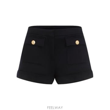 26 FW 톰포드 버튼 버진 울 캐시미어 버뮤다 쇼츠 HB593 SH0065FAX1238